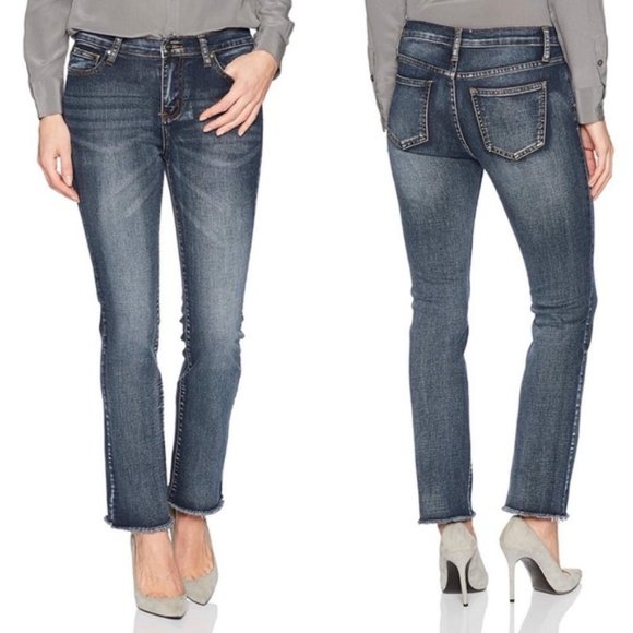 EVIDNT Denim - EVIDNT York Straight Leg Jeans Ankle Crop Sz 27